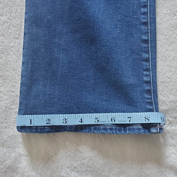 Madewell Mid Rise Kick Out Jeans Medium Indigo Wash size 32 - Picture 11 of 11